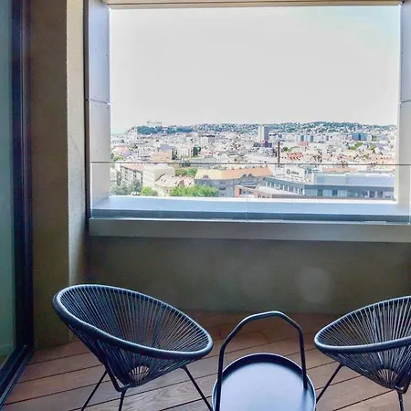 Apartament Skypark Luxury With Skyline View & Free Parking Bratysława