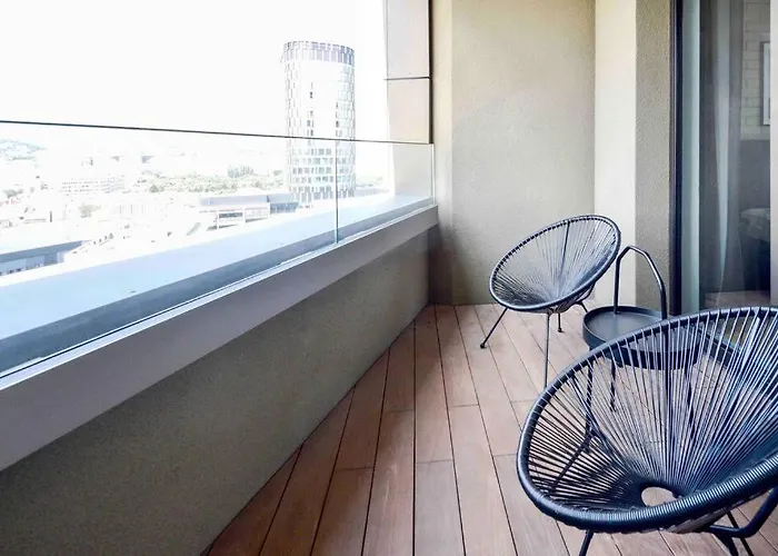 Skypark Luxury With Skyline View & Free Parking Apartmán *