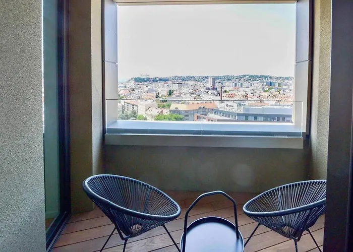 Apartman Skypark Luxury With Skyline View & Free Parking Pozsony